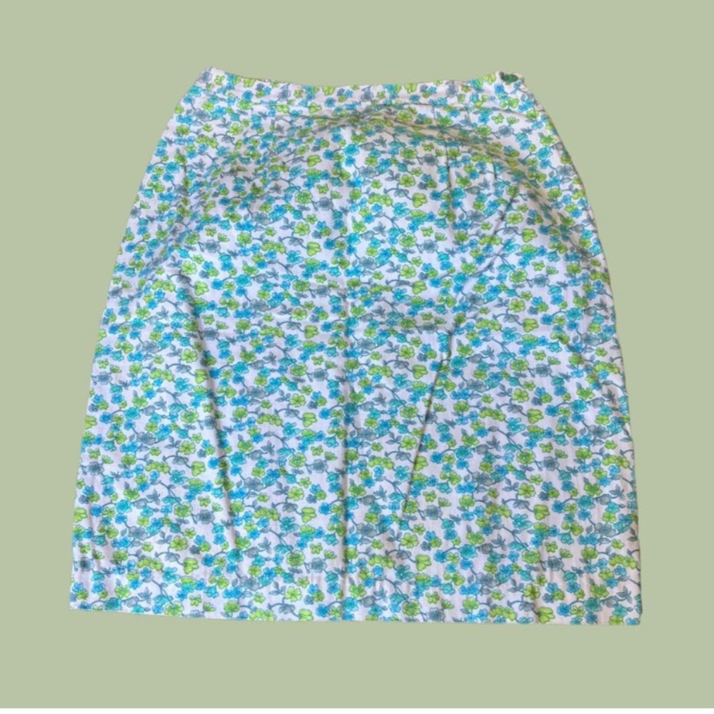 Vintage 70s floral patterned mini skirt